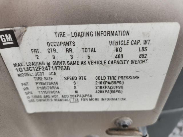 2004 CHEVROLET CAVALIER #3287786101