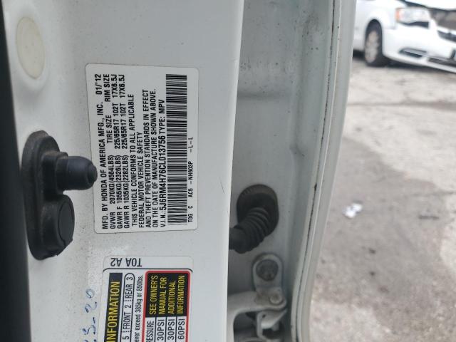 2012 HONDA CR-V EXL - 5J6RM4H76CL013756