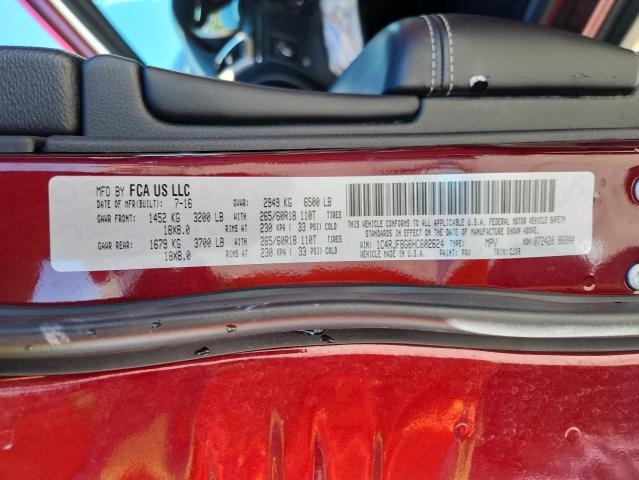 2017 JEEP GRAND CHER - 1C4RJFBG6HC602624