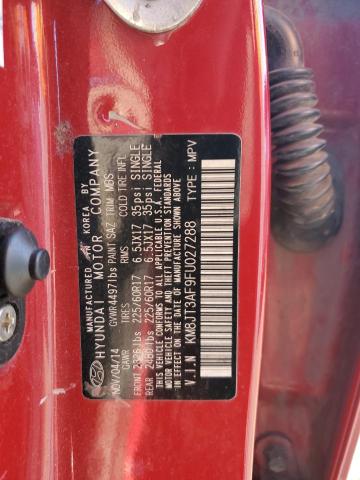 2015 HYUNDAI TUCSON GLS - KM8JT3AF9FU027288