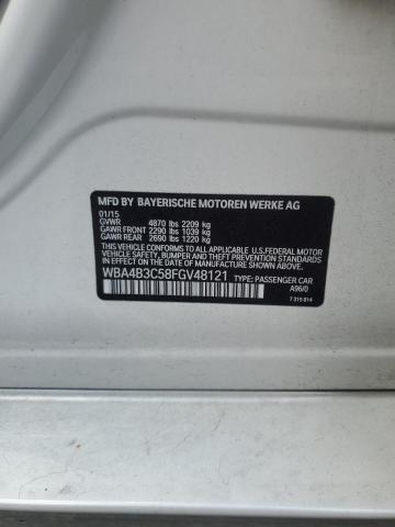 2015 BMW 435 XI GRA WBA4B3C58FGV48121