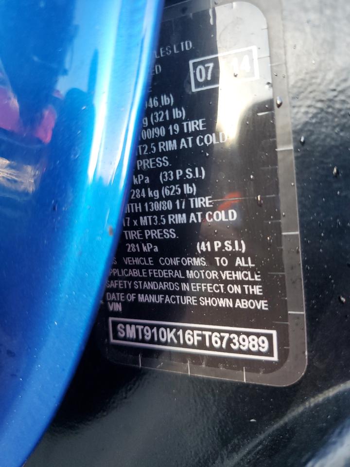 Lot #3311679241 2015 TRIUMPH CAR BONNEVILLE