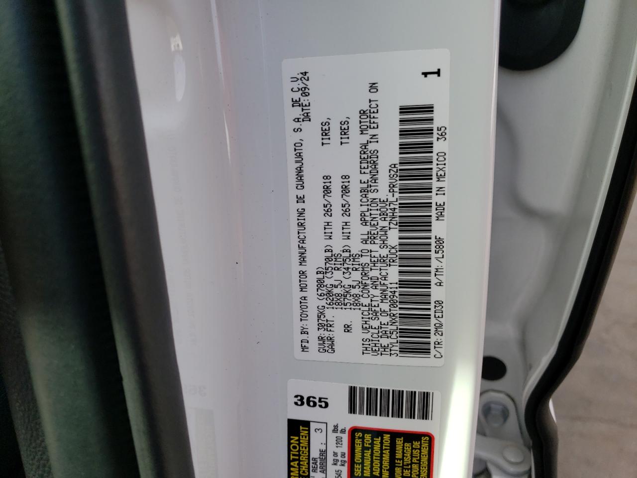 TOYOTA TACOMA DOUBLE CAB