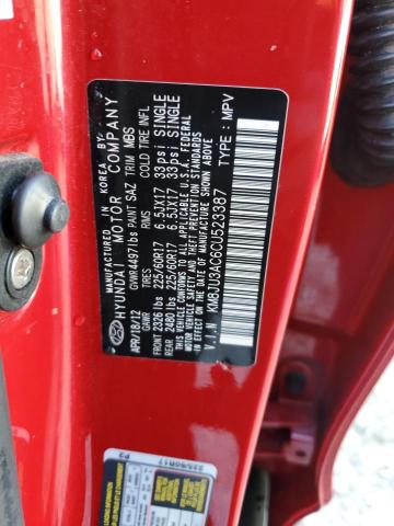 2012 HYUNDAI TUCSON GLS - KM8JU3AC6CU523387