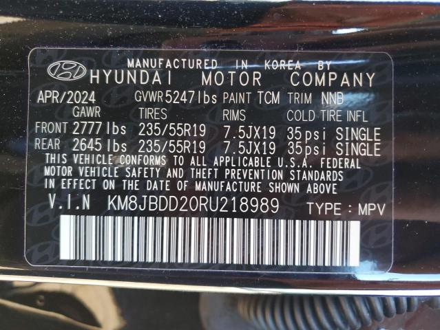 2024 HYUNDAI TUCSON SEL KM8JBDD20RU218989