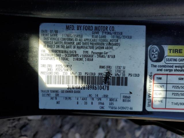 2009 LINCOLN MKZ #3296312493