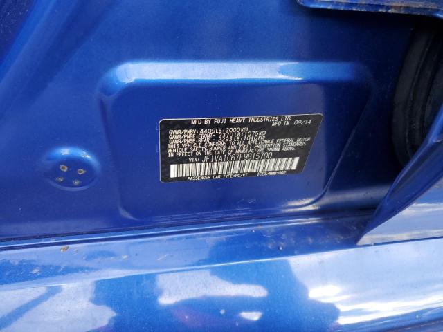 2015 SUBARU WRX LIMITED #3293487438