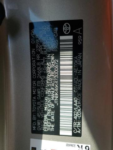 2007 TOYOTA CAMRY LE #3294493517