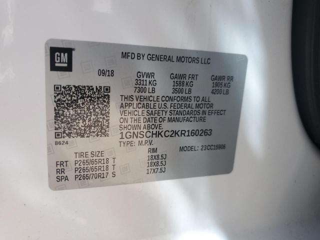 2019 CHEVROLET SUBURBAN C #3278581926