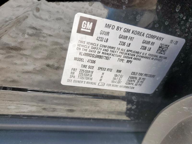 2021 BUICK ENCORE GX - KL4MMDSL6MB077657