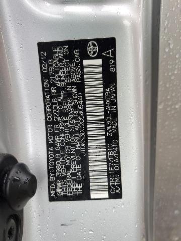 2012 TOYOTA PRIUS - JTDKN3DU2C5405440