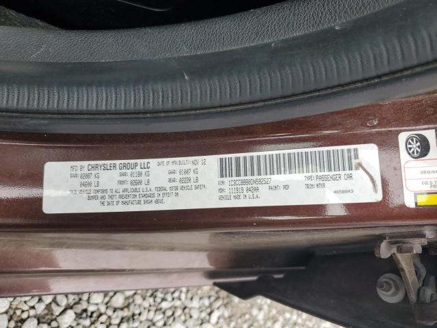 2013 CHRYSLER 200 TOURIN - 1C3CCBBB0DN592527