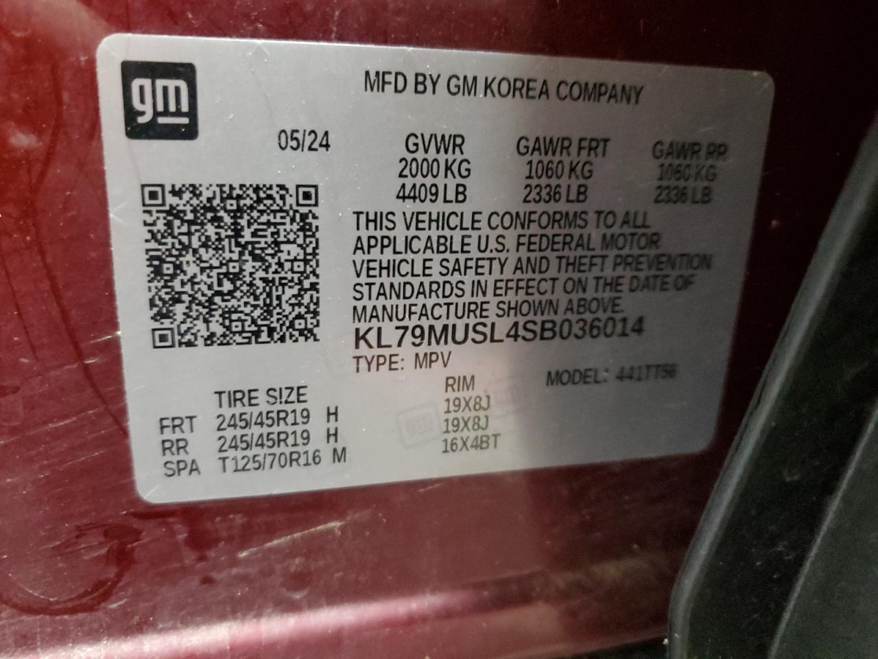 CHEVROLET TRAILBLAZER RS