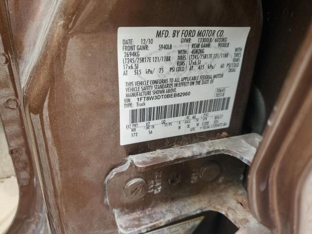 2011 FORD F350 SUPER - 1FT8W3DT0BEB82960