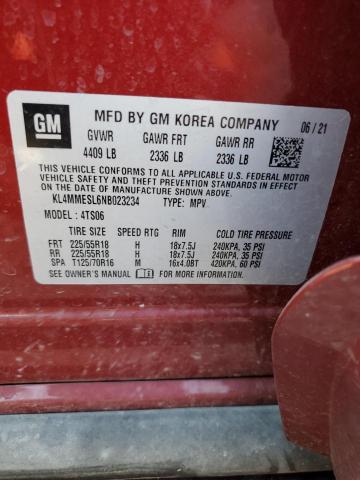 2022 BUICK ENCORE GX SELECT - KL4MMESL6NB023234