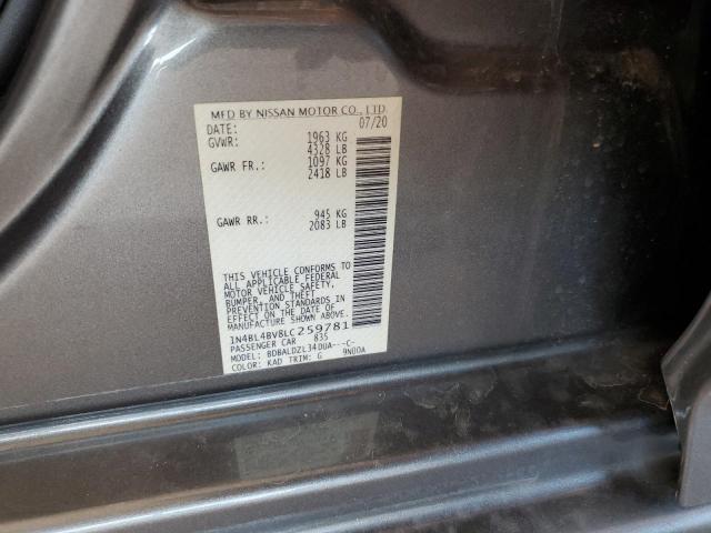 2020 NISSAN ALTIMA S - 1N4BL4BV8LC259781