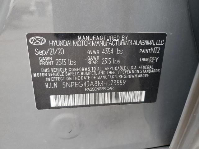 2021 HYUNDAI SONATA SE 5NPEG4JA8MH073559