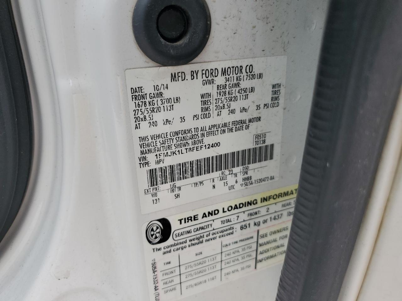 FORD EXPEDITION EL PLATINUM