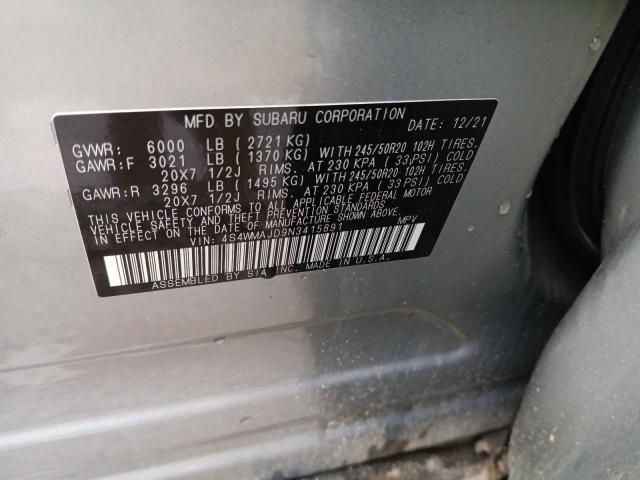 2022 SUBARU ASCENT ONY #3296636015