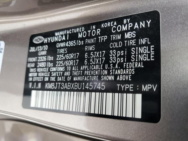 2011 HYUNDAI TUCSON GL - KM8JT3ABXBU145745