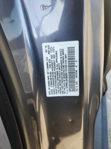 2016 HONDA ODYSSEY SE 5FNRL5H38GB113149