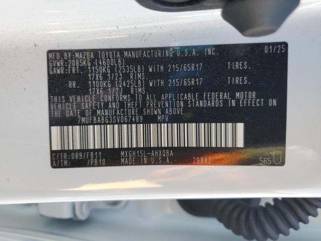 2025 TOYOTA COROLLA CR - 7MUFBABG3SV067489