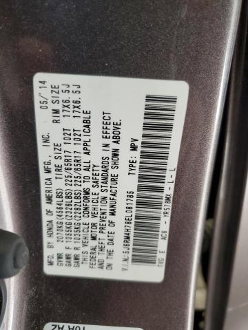 2014 HONDA CR-V EXL #3275481726