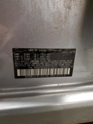 2019 SUBARU IMPREZA PR 4S3GTAC62K3713673