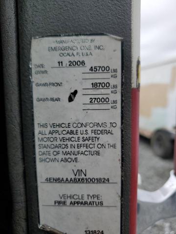 2006 E-ONE UNKNOWN #3298051150