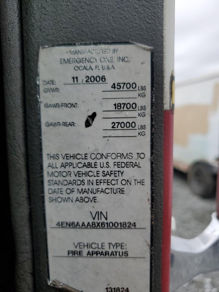 Lot #3298051150 2006 E-ONE UNKNOWN