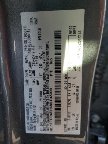2021 FORD RANGER XL #3303942690