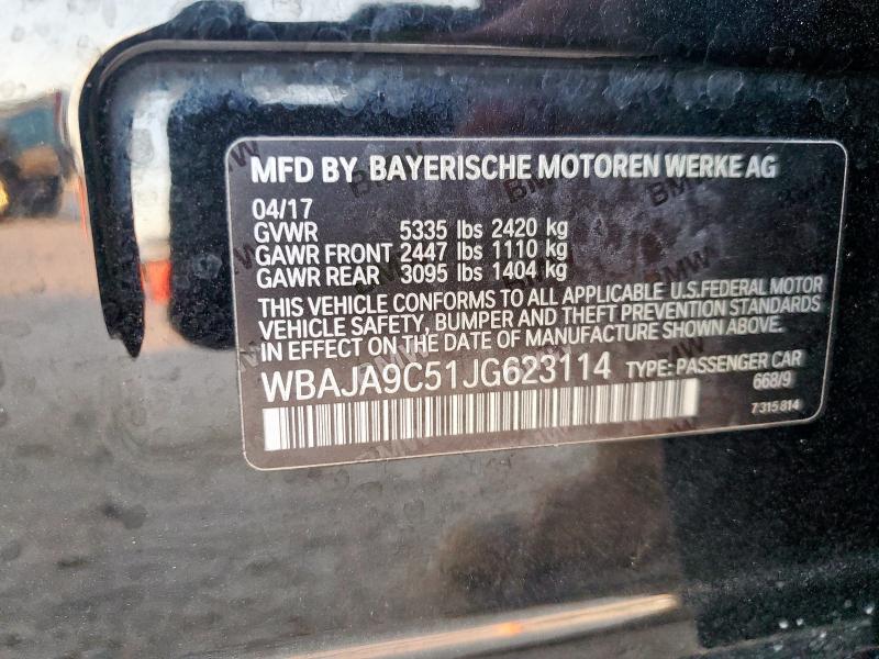 2018 BMW 530E - WBAJA9C51JG623114