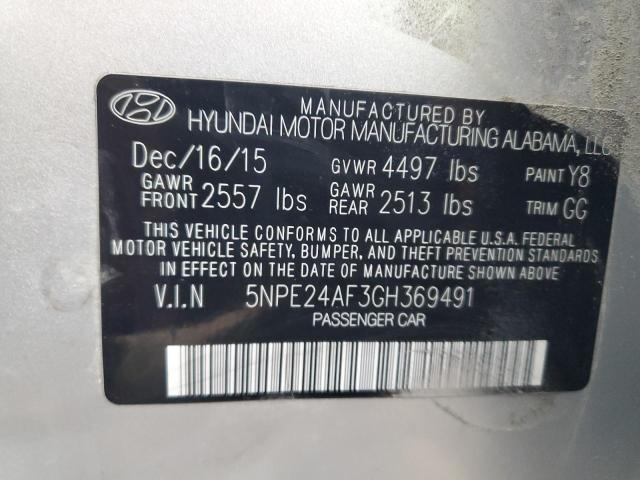 2016 HYUNDAI SONATA SE - 5NPE24AF3GH369491