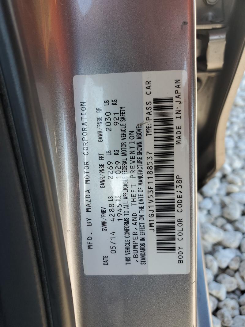 2015 MAZDA 6 TOURING #3302021074