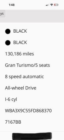2015 BMW 335 XIGT #3276386749