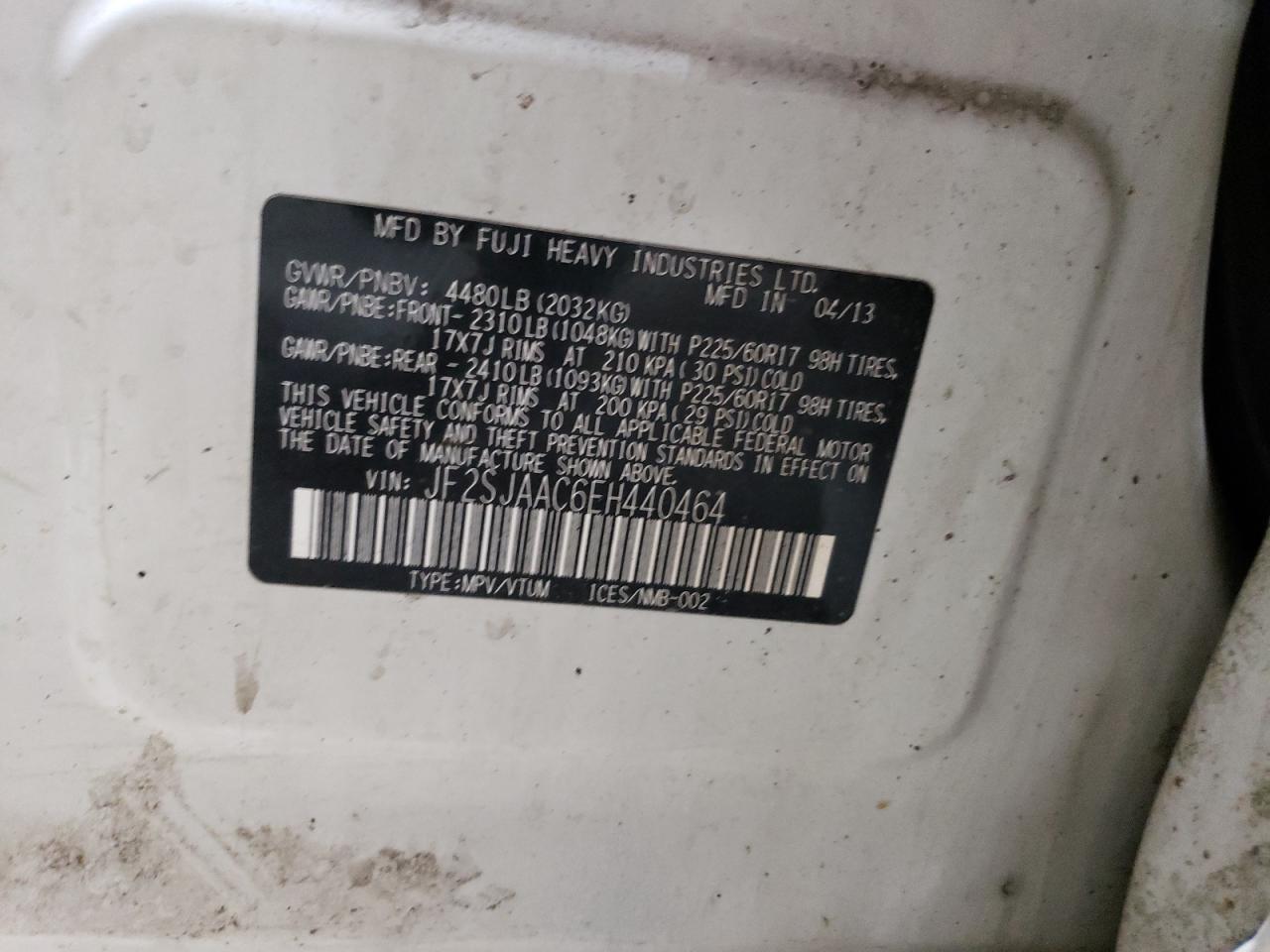 SUBARU FORESTER 2.5I