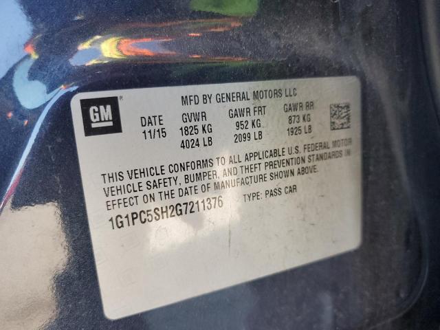 2016 CHEVROLET CRUZE LIMI 1G1PC5SH2G7211376