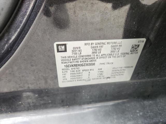 2016 CHEVROLET SILVERADO 1GCVKREH0GZ363696