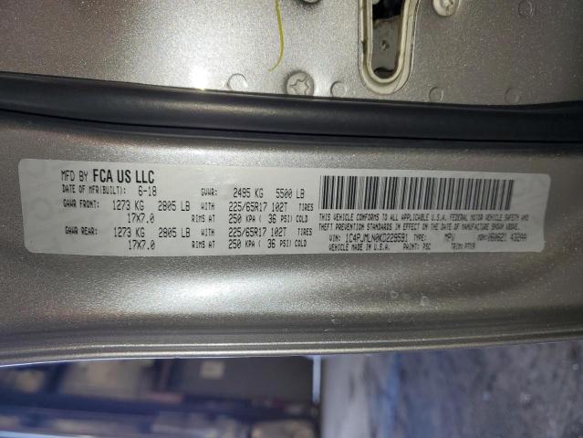 2019 JEEP CHEROKEE L #3315791400