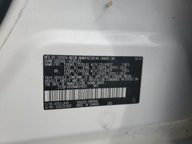 2010 TOYOTA RAV4 LIMIT - 2T3DF4DV9AW024825