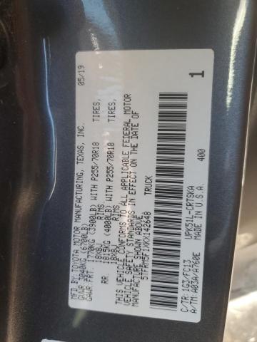 2019 TOYOTA TUNDRA DOU #3308275162
