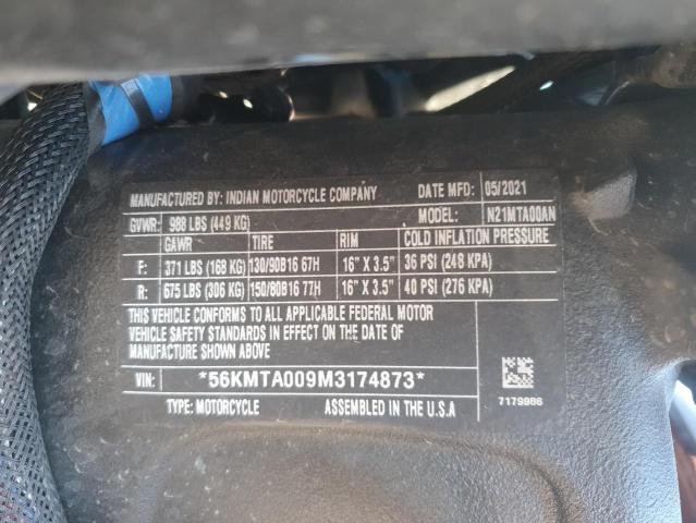 2021 INDIAN MOTORCYCLE CO. SCOUT BOBBER ABS 56KMTA009M3174873
