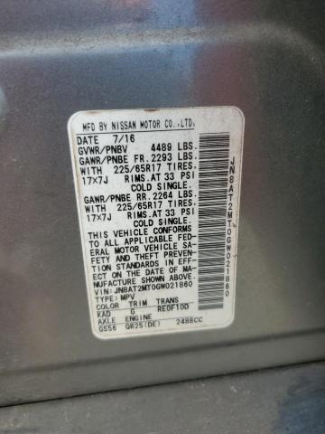 2016 NISSAN ROGUE S - JN8AT2MT0GW021860