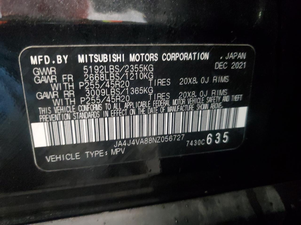 MITSUBISHI OUTLANDER SEL