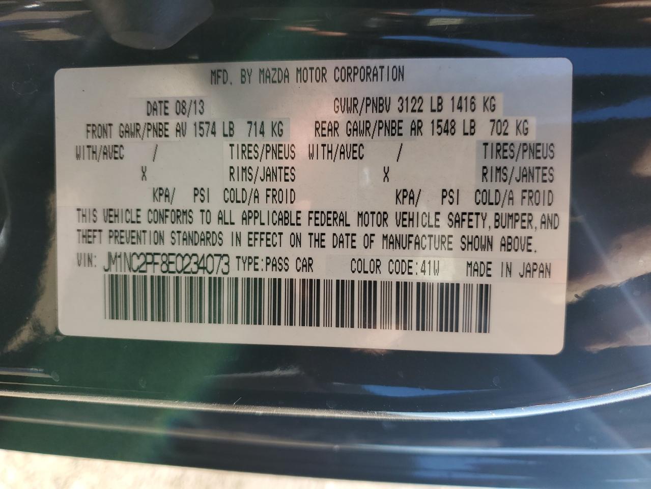 MAZDA MX-5 GRAND TOURING