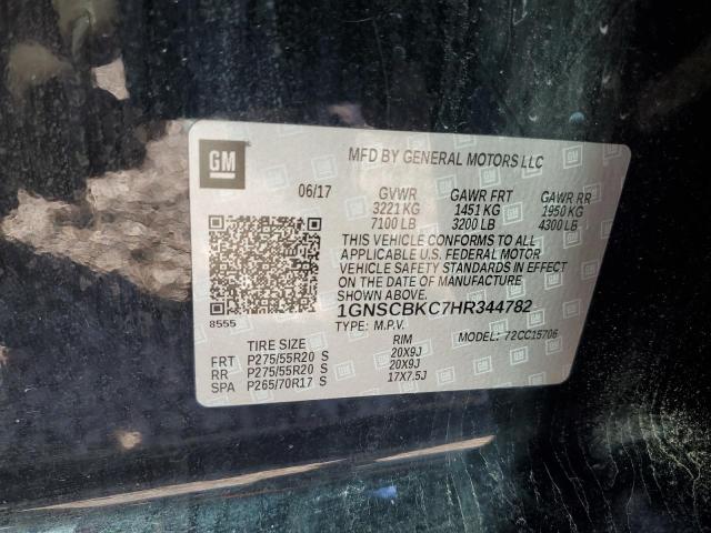 2017 CHEVROLET TAHOE C150 #3292350336