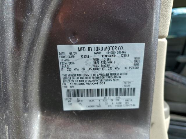 2010 FORD ESCAPE XLS - 1FMCU0C79AKA41531