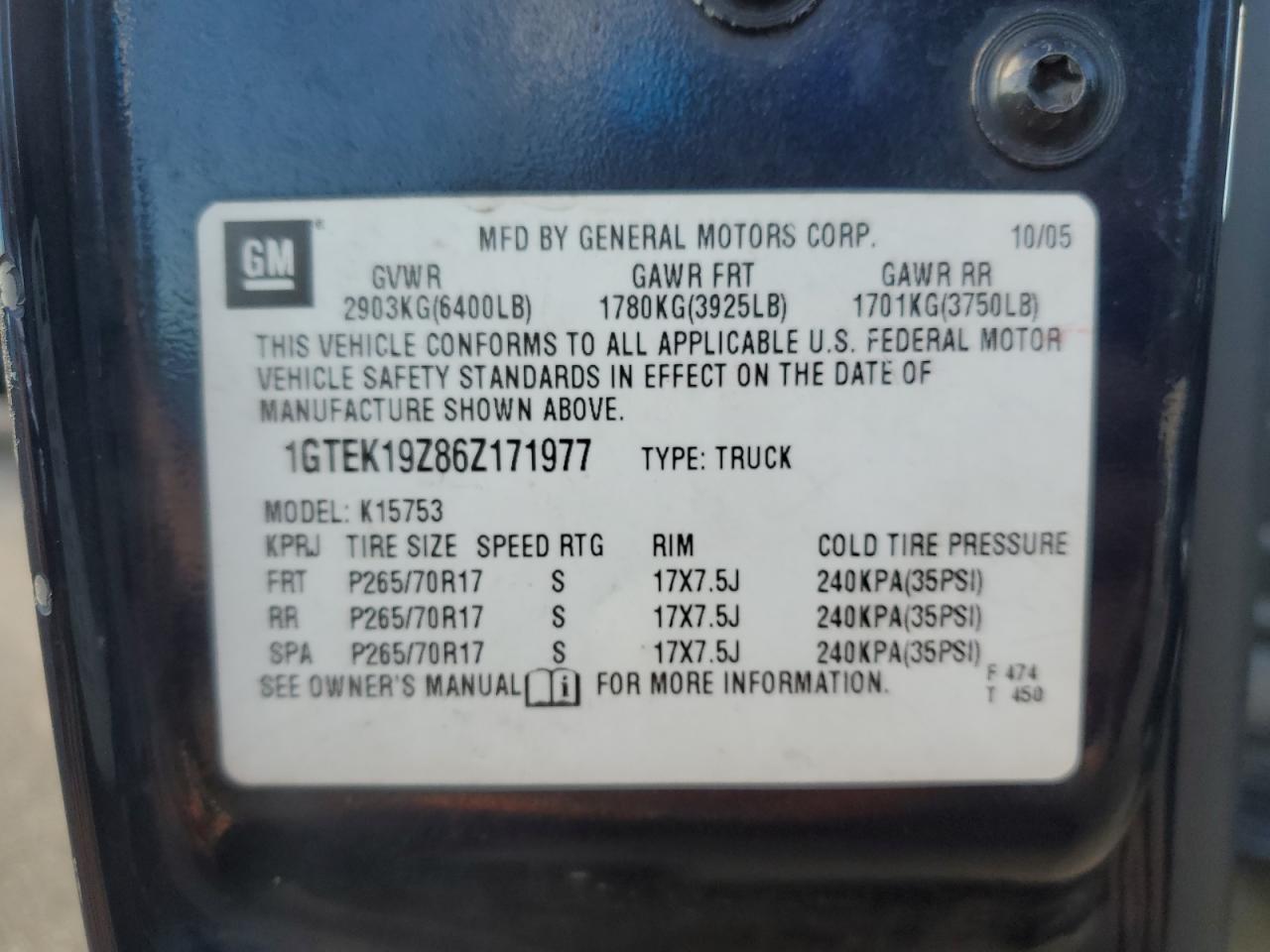 Lot #3290223228 2006 GMC NEW SIERRA