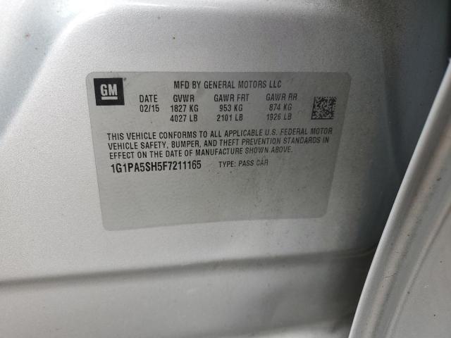 2015 CHEVROLET CRUZE LS - 1G1PA5SH5F7211165