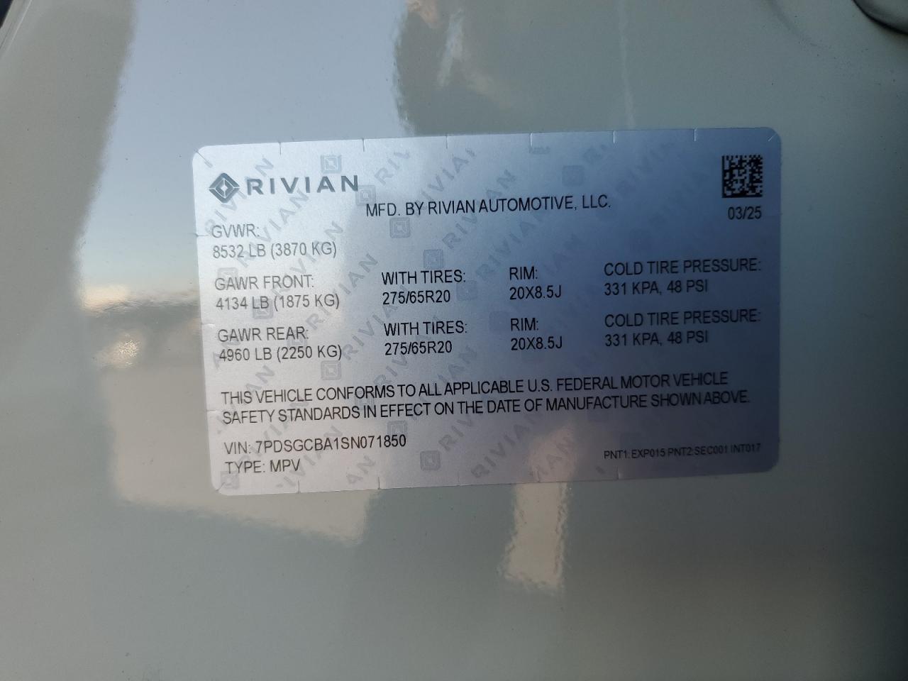 RIVIAN R1S ADVENTURE